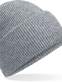 Beechfield B 385R Pletená čiapka s manžetou „Recycled“ 53.385R ash