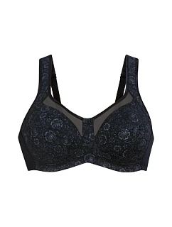 Pohodlná podprsenka Clara Art 5873 black/anthracite - Anita Classix