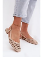 baleríny béžové Eko semiš model 21937754 - Boto