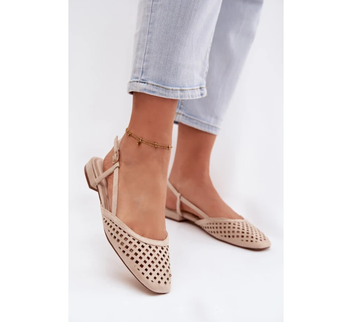 baleríny béžové Eko semiš model 21937754 - Boto