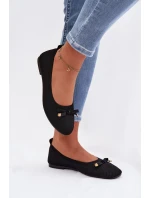 Černé balerínky s mašlí Amelivra Černé balerínky s mašlí Amelivra