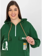 Mikina RV BL model 18385423 tmavě zelená - FPrice Mikina RV BL model 18385423 tmavě zelená - FPrice