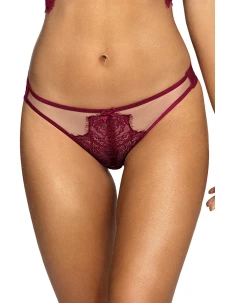 Zvodné tangá V-9438 vínové - Axami