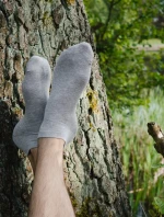 Hladké pánske ponožky 045