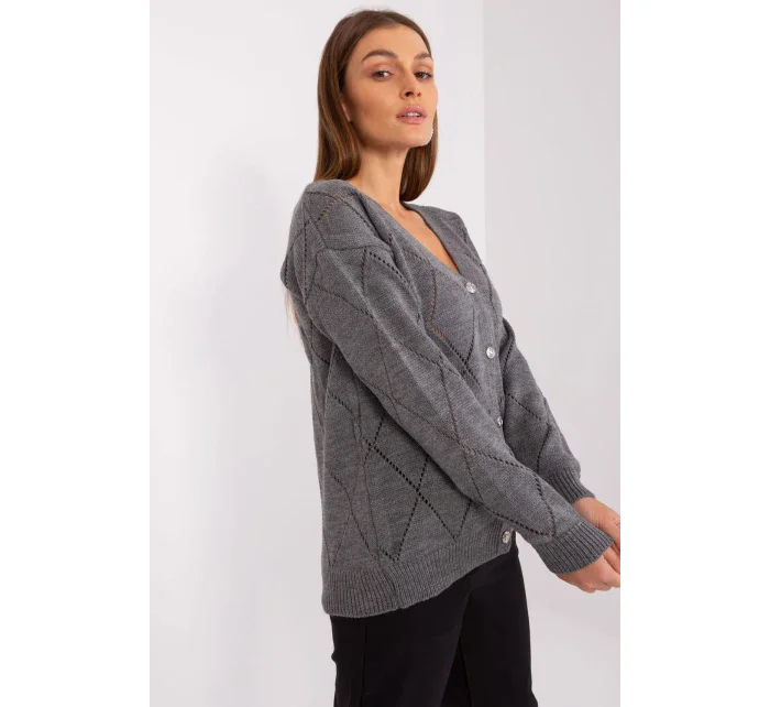 Sveter na gombíky model 208633 Rue Paris Sveter na gombíky model 208633 Rue Paris