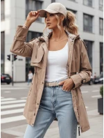Dámská přechodná bunda parka béžová Dstreet model 21975160 - FashionStreet