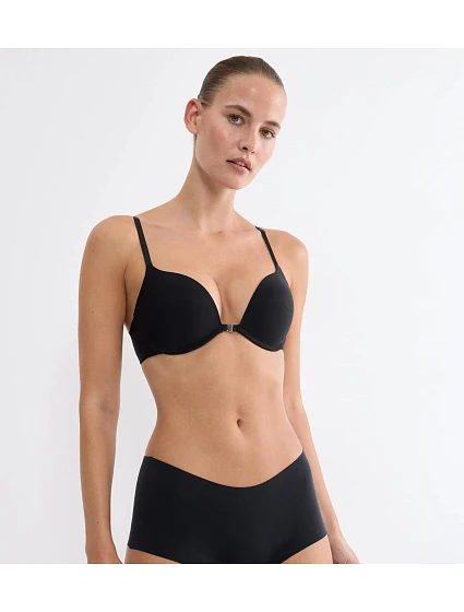 Pure Micro - Push-up podprsenka s predným zapínaním - veľmi jemné mikrovlákno a hladká silueta Triumph