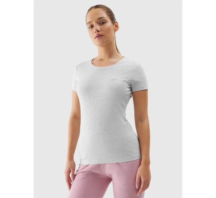 Dámské elastické hladké tričko 4F