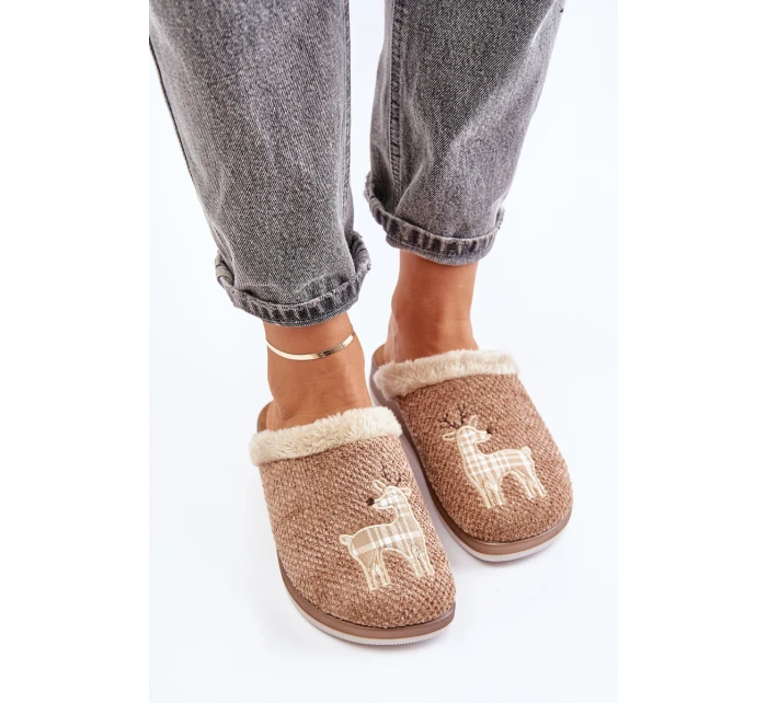 Dámské Pantofle S  Béžové model 21677364 - Inblu