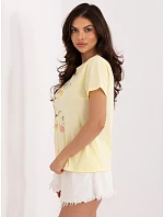 T shirt IR TS model 22097912 jasny żółty - FPrice