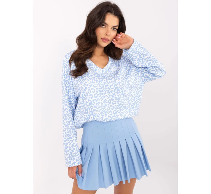 Blúzka MI BZ 391739.34 bielo-modrá