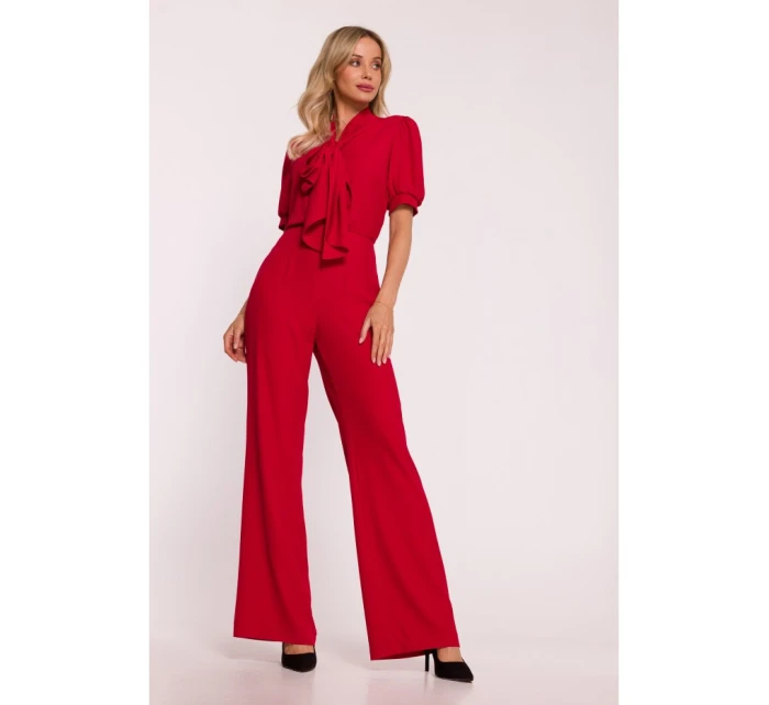 S421 Kombinéza s motýlikom - červená