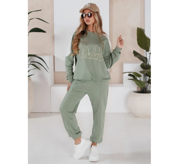 Dámská tepláková souprava light green Dstreet model 21970706 - FashionStreet