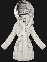 Dámska klasická bunda Goodlookin s podšívkou svetlo béžová (B2006-46)