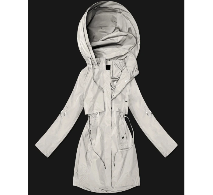 Dámska klasická bunda Goodlookin s podšívkou svetlo béžová (B2006-46)