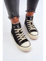Dámské vysoké tenisky Big Star model 21654788 černé - Big Star Shoes