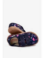 Dívčí pantofle Barefoot  Tmavě modré model 21705476 - Milami