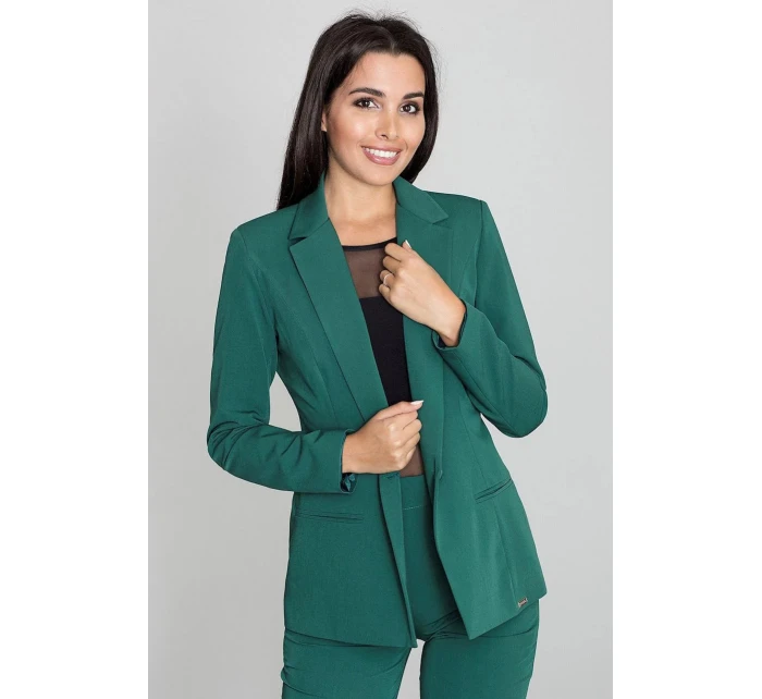 Dámska bunda M562 zelená - Figl