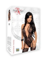 Dámske body Adelaide teddy black - Beauty Night Fashion