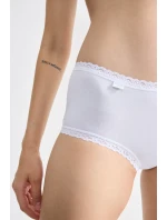 SLOGGI 24/7 BAVLNENÉ ČIPKOVANÉ MIDI NOHAVICE