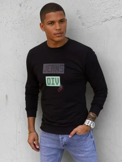 Pánská mikina s potiskem černá Dstreet model 21966136 - FashionStreet