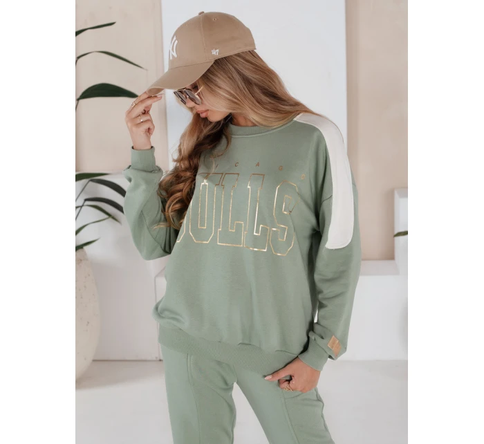 Dámská tepláková souprava light green Dstreet model 21970706 - FashionStreet