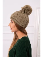 Fleecová čiapka Stefania K278 light khaki Fleecová čiapka Stefania K278 light khaki