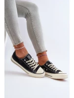 Nízké Dámské Tenisky Big Star model 21654809 Černé - Big Star Shoes Nízké Dámské Tenisky Big Star model 21654809 Černé - Big Star Shoes