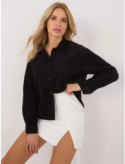 Koszula model 20499682 czarny - FPrice Koszula model 20499682 czarny - FPrice