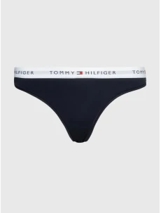Dámske tangá THONG UW0UW03835 DW5 dark blue - Tommy Hilfiger