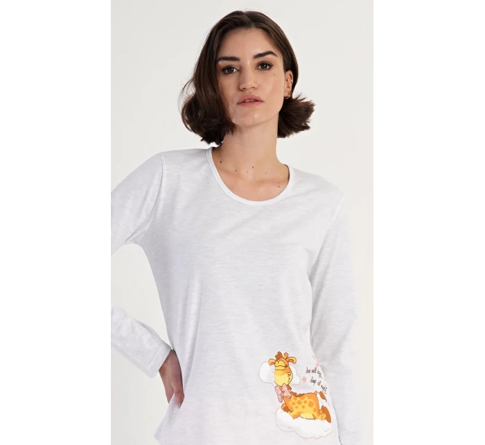 Dámske dlhé pyžamo Žirafa