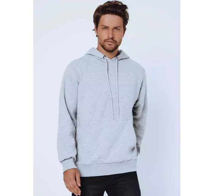 Pánská šedá mikina s kapucí Dstreet model 21963583 - FashionStreet