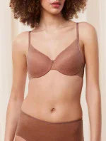 Dámska podprsenka Triumph Signature Sheer WHP EX - TOASTED ALMOND - mandľová 6901 - TRIUMPH