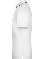 JN Pánské piqué polo s kontrastní légou 02.0 white/red model 22489082 - Daiber JN Pánské piqué polo s kontrastní légou 02.0 white/red model 22489082 - Daiber