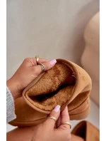 Vysoké Sněhové Boty Na Platformě Big Star model 21679161 Camel - Big Star Shoes Vysoké Sněhové Boty Na Platformě Big Star model 21679161 Camel - Big Star Shoes