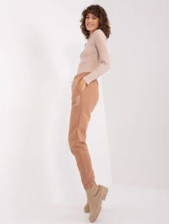 Tepláky D10047O62214B3 svetlo hnedé