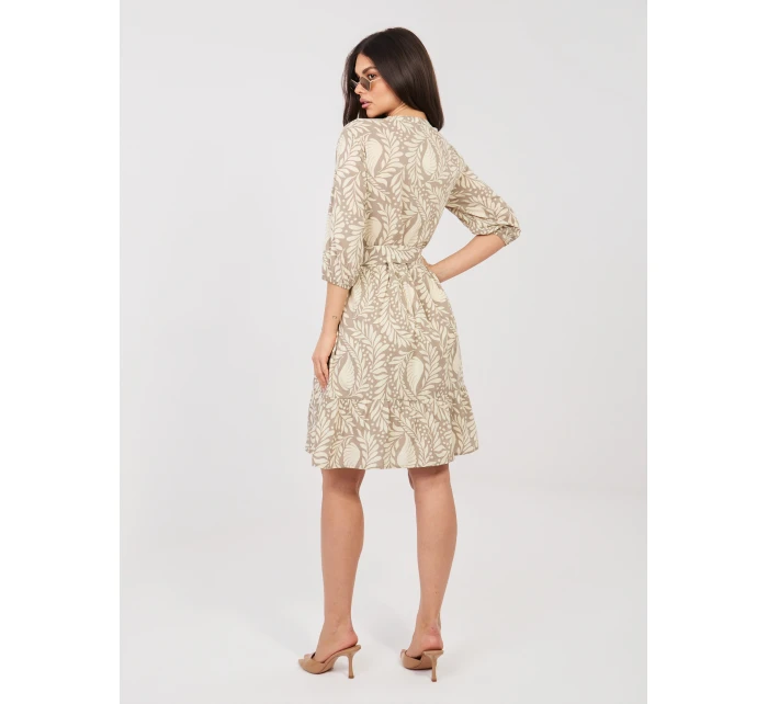 Šaty D74516M30485A dark lilac