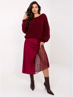 Sweter IT SW model 21730846 bordowy - FPrice