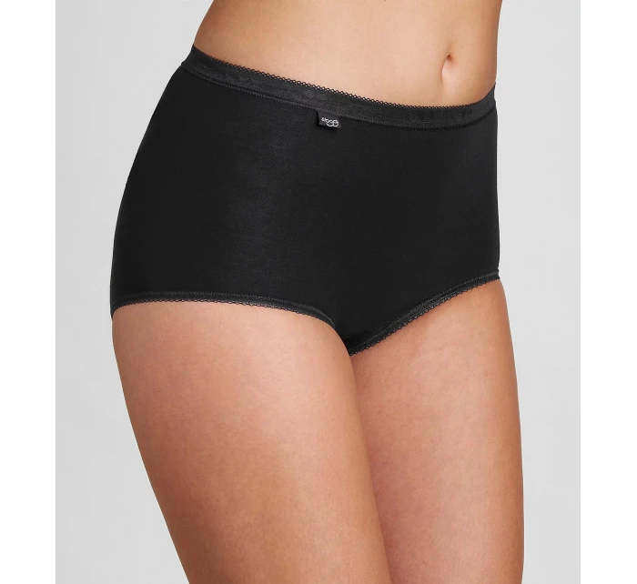 Dámské kalhotky Sloggi Basic+ Maxi 2P černé 0004 Dámské kalhotky Sloggi Basic+ Maxi 2P černé 0004