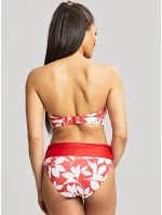 Dámský spodní díl plavek  Červená s bílou  model 18794625 - Panache