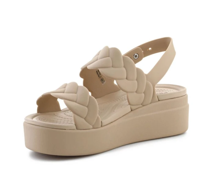 Sandály Brooklyn Woven Low Wedge W model 21021386 - Crocs Sandály Brooklyn Woven Low Wedge W model 21021386 - Crocs