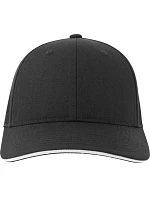 Atlantis Headwear Liberty Sandwich-S 6-panelová bejzbalová čiapka 33.0251 čierna/biela Atlantis Headwear Liberty Sandwich-S 6-panelová bejzbalová čiapka 33.0251 čierna/biela
