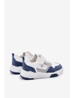 Lekkie Sneakersy Dziecięce Big Star RR374053 Biało-Niebieskie Lekkie Sneakersy Dziecięce Big Star RR374053 Biało-Niebieskie