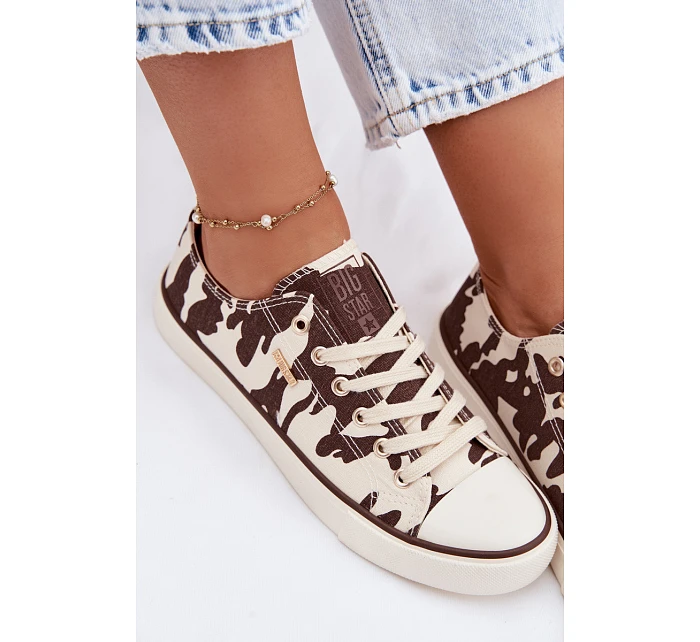 Dámské nízké tenisky Big Star TT274771 s výšivkou