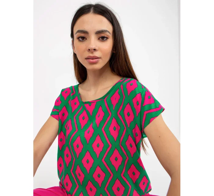 Dámská halenka model 18339466 zelená - FPrice Dámská halenka model 18339466 zelená - FPrice