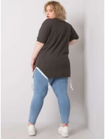 Blúzka RV BZ 6485.89 tmavá khaki