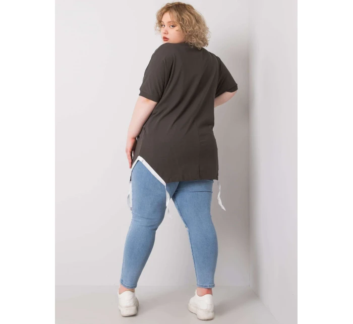 Blúzka RV BZ 6485.89 tmavá khaki