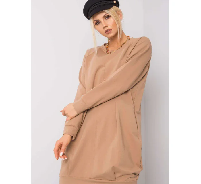 Šaty RV TU model 14842583 velbloud - FPrice Šaty RV TU model 14842583 velbloud - FPrice