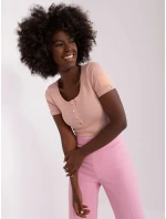 Bluzka TW BZ model 21365488 jasny różowy - FPrice Bluzka TW BZ model 21365488 jasny różowy - FPrice