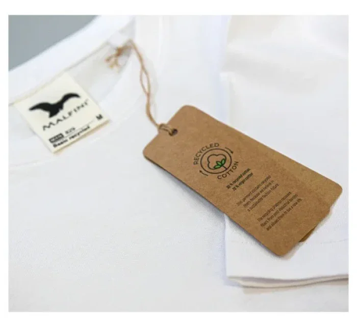 Základné recyklované tričko biele